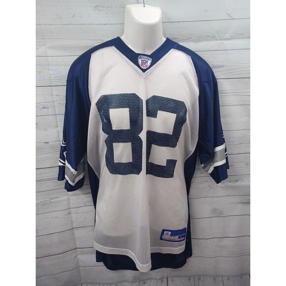 Jason Witten NFL Equipment Blue Dallas Cowboys Jersey # 82 reebok Sz L - Picture 1 of 13